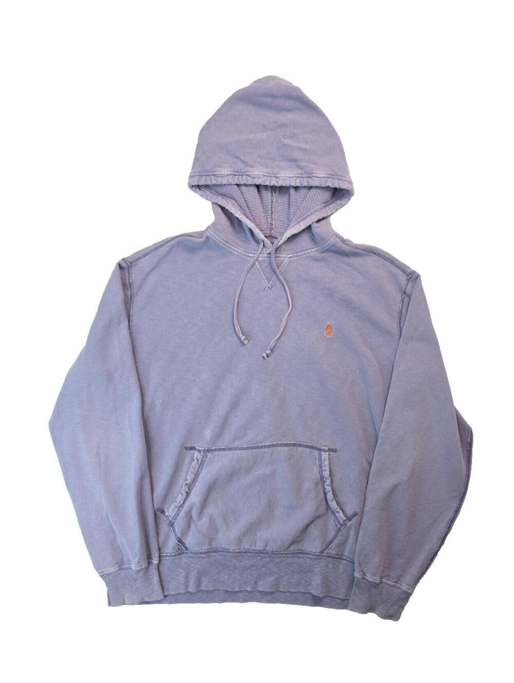 Polo Ralph Lauren Vintage Light Purple Pullover Hoodie Mens Size XL